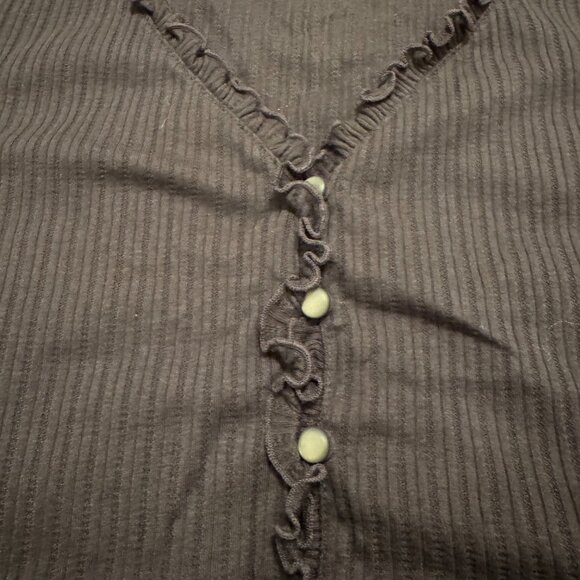 EUC Levi's Short Sleeve Button-Up Blouse - Picture 3 of 7